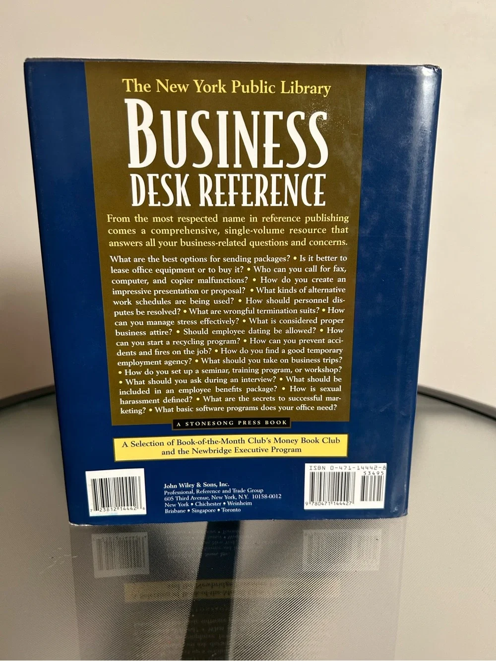 The New York Public Library  Business Desk Reference
